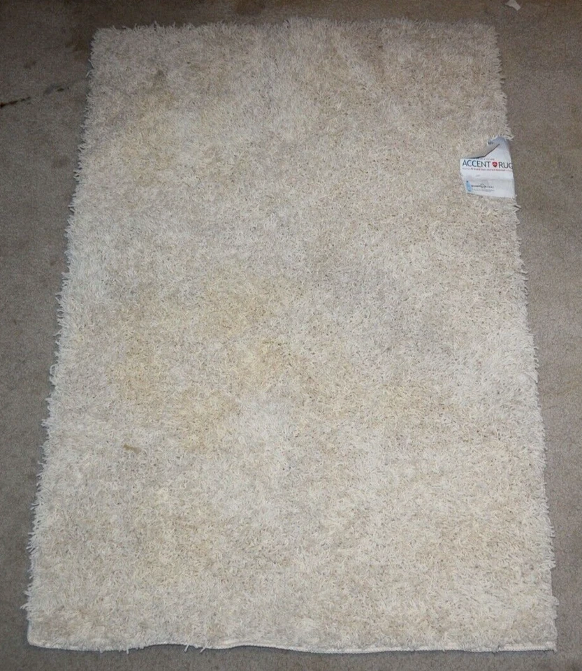 Mohawk Accent Rug Carpet Life Guard Stain Soil Resistant Ivory 30" in x 44" in - Image 1 of 4