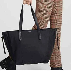 Borsa Botkier New York Bond nylon nuova zip nera cerniere laterali decorative - Foto 1 di 15