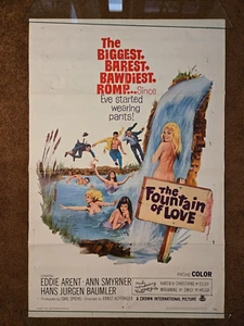 Póster de película Fountain of Love original 1966 27x41 una hoja doblado - Imagen 1 de 9