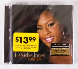 NEW So Glad I'm Me by LaKisha Jones, Sealed CD w Hype Sticker - Bild 1 von 3