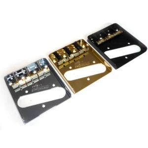 Wilkinson Telecaster WTB Ashtray bridge in Chrome, Black or Gold - Picture 1 of 13
