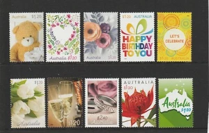 Australia 2023. Ocasiones especiales. Juego de 10 estampillas de diseño. MNH - Imagen 1 de 1