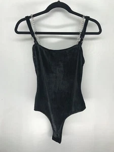 Emory Park Cami Body with Chain Straps - Black Size Medium - Picture 1 of 4