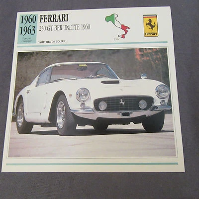 631C Edito Servizio Spina Pieghevole Ferrari 250 Gt Berlinette 1960 - Immagine 1 di 2