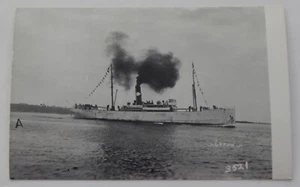 Steamship Steamer COPAN real photo postcard RPPC united fruit company - Picture 1 of 2