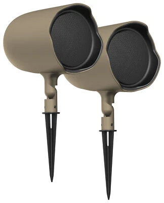 Pair JBL GSF6-TN 6.5" Landscape Ground Stake / Wall Mount 70v Commercial Speaker - Image 1 of 4