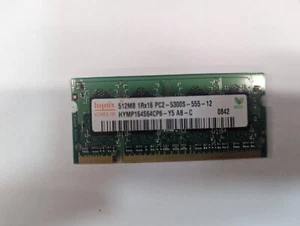 Hynix 512MB 1Rx16 PC2-5300S-555-12 HYMP164S64CP6-Y5 - Picture 1 of 1