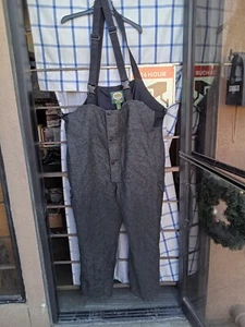 Cabela's Dry Plus 100% Wool Hunting Bibs. Size: 3XL Inseam 30" (FBA44-06) - Picture 1 of 3