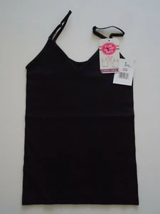 Playground Pals Girls' Wear-2-Ways Seamless Camisole Black Size Small - Picture 1 of 3