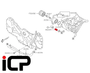 Oil Cooler Modine Coolant Hose Fits Subaru Legacy & Outback 3.0 R Spec B - Picture 1 of 1