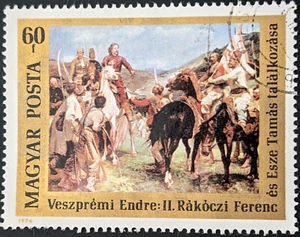 Stamp Hungary SG3024 1976 60f Birth of King Rakoczi Used - Picture 1 of 1