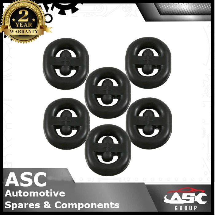 Juego de colgadores de montaje de goma de escape - 6 piezas - se adapta a Volkswagen Caddy I (14) 1982-1992 Foto 1 de 1