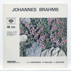 ROUVIER, KANTOROW, MULLER ⸺ BRAHMS trio no.1 ⸺ SARASTRO 45rpm LP NM - Picture 1 of 2