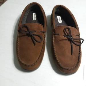 Pantofole da uomo di Dearfoams Jacoby Mocassino Ciabatte - Marrone XXLStaglia 15-16 - Foto 1 di 8