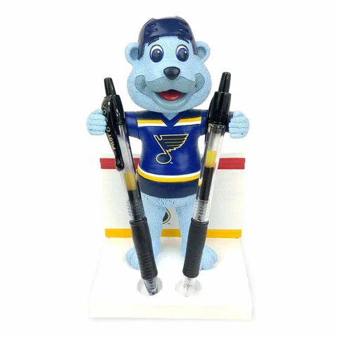 Louie St. Louis Blues Pen Toothbrush Holder Bobblehead NHL Cover