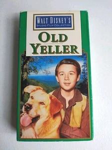 Old Yeller VHS Walt Disney's Studio Film Collection RARE Case Vintage Vtg - Picture 1 of 7