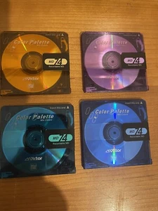 4 - Victor Color Palette. 74 Minute Color Collection MiniDiscs   4 colors - Picture 1 of 7