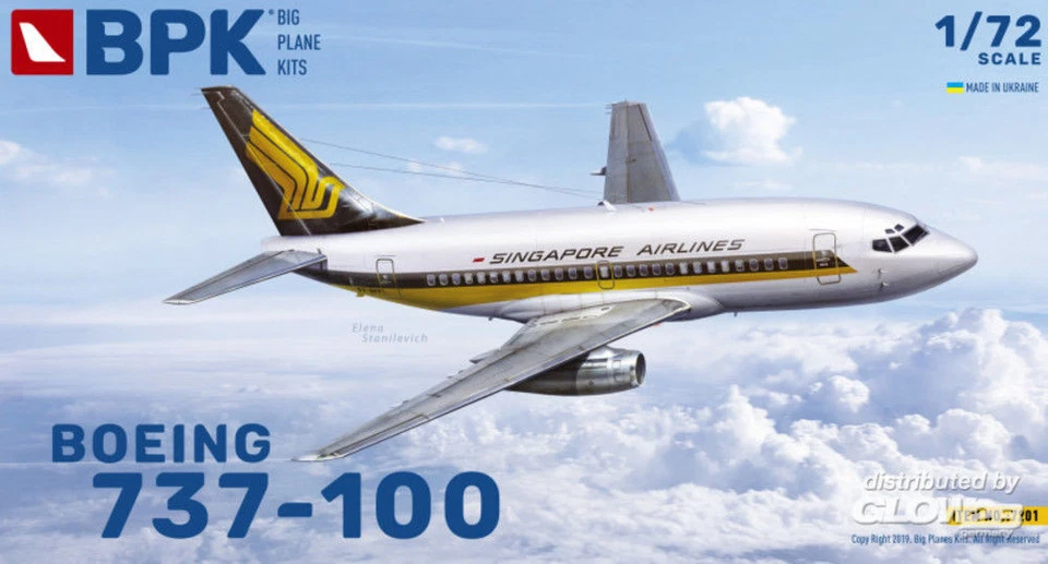 BPK7201	Big Planes Kits: Boeing 737-100 Singapore Airlines in 1:72 - Immagine 1 di 1