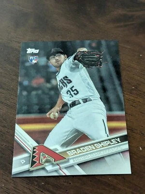 Tarjeta 2017 Topps Serie 1 Braden Shipley RC Arizona Diamondbacks # 15 Foto 1 de 2