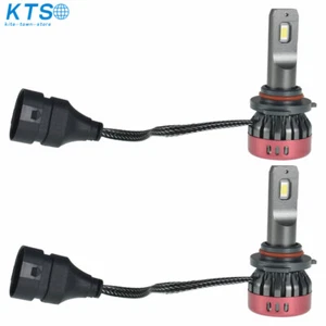 2Pcs 9006 56W LED Headlight High Low Beam Bulbs 6500K White 9600LM Fog Light - Picture 1 of 12