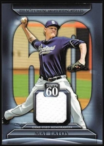 MAT LATOS LOT OF 2 DIFFERENT AUTHENTIC GAME USED JERSEY CARDS - Picture 1 of 2