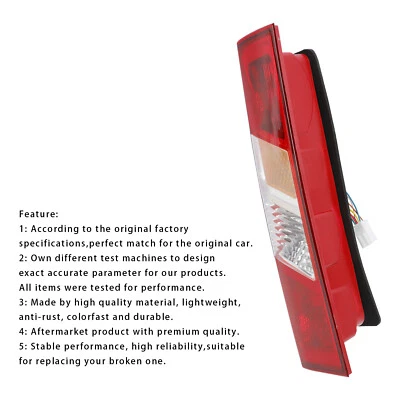 Left Tail Light Rear Turn Signal Light For LDV Maxus V80 Van 2.5L Diesel 13+ A1 - Image 1 of 4