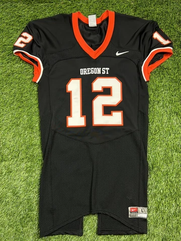 Nike Prototype Pro Cut Oregon State Beavers #12 NCAA Football Jersey Men's L USA Cover