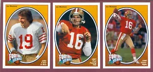 1991 Upper Deck Heroes NFL FOOTBALL CARD JOE MONTANA JOE NAMATH SEE LIST - Picture 1 of 57