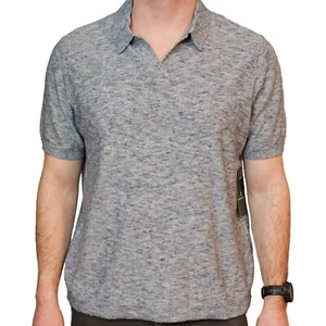 Men's Short Sleeve Sweater Johnny Collar knit NWT - Picture 1 of 9