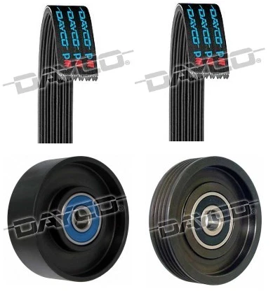 DAYCO Belt + Pulley KIT FOR Nissan Navara D40 SPAIN Built Diesel 2.5L YD25DDTi  - Image 1 of 1
