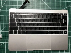 Apple MacBook A1534 2016 Palmrest Touchpad Keyboard 613-02547-09 #mh641 - Photo 1/2