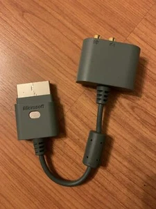 Genuine Official Microsoft Xbox 360 Audio Adapter X808221-001 - Picture 1 of 4