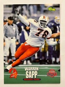 Warren Sapp 1995 Classic NFL Rookies #12 - Picture 1 of 2