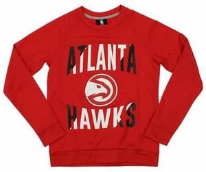 Outerstuff NBA Youth/Kids Atlanta Hawks Performance Fleece Crew Neck Sweatshirt - Picture 1 of 5
