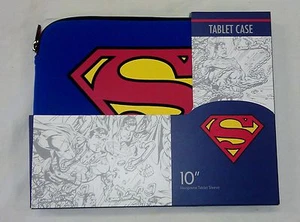 Superman Blue, Red, & Yellow 10" Neoprene Tablet Sleeve - Picture 1 of 3