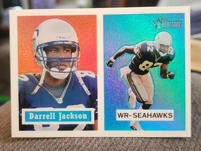 2002 Darrell Jackson Topps Heritage Retrofractor /557 Seahawks #88 - Image 1 of 2