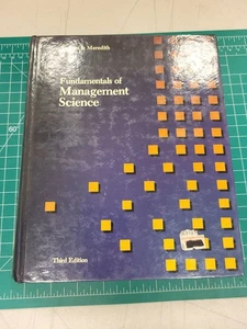 Turban Meredith Fundamentals Management Science Third Edition Textbook Book - Picture 1 of 4