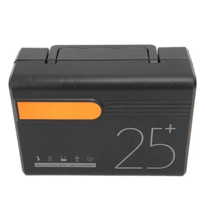 12V Portable Power Station Camping Solar Generator With Solar Panel For Out Kit - Bild 1 von 12