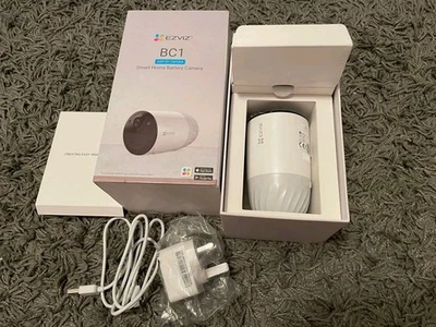 EZVIZ BC1 HOME Battery Powered Outdoor Camera WHITE Motion Alerts Single  - Image 1 of 2