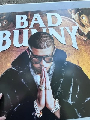 Bad Bunny 36x24 Poster Latin Trap Reggaeton Music Artist Wall Art Collectible - Image 1 of 4