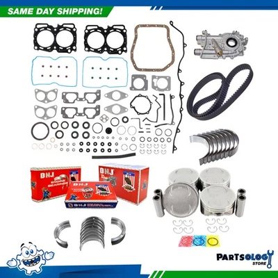 Главный комплект для восстановления двигателя DNJ EK715CM для 00–06 Subaru Baja 2,5 л H4 SOHC 16 В - Изображение 1 из 4