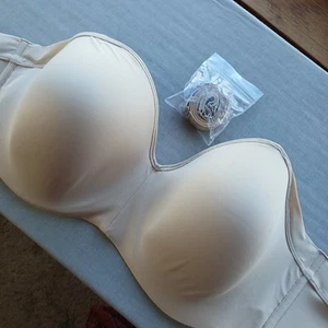 Sujetador con aros multidireccional Bali One liso U 38DD desnudo DF6562 USADO EN EXCELENTE ESTADO 6562 - Imagen 1 de 15