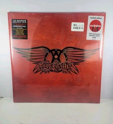AEROSMITH Greatest Hits 2LP Custom Color Vinyl Limited Edition New Sealed  - Image 1 of 4