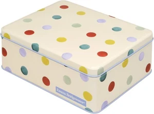 Emma Bridgewater Classic Polka Dot Rectangular Lunch / Biscuit Storage Tin - Picture 1 of 1