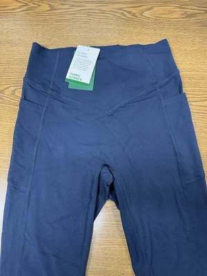 Halara UltraSculp Cintura Alta Control Abdomen Levantamiento de Glúteos Leggings S Tobillo AZUL Foto 1 de 4