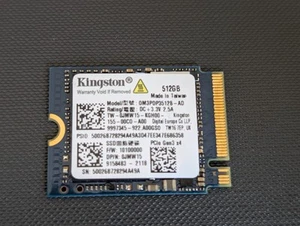 Kingston OM3PDP3512B 512GB 2230 M.2 NVMe PCIe 3.0x4 SSD - Photo 1/2