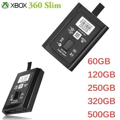 Disco duro interno HDD Xbox 360 Slim / E 60GB 120GB 250GB 320GB 500GB Foto 1 de 2