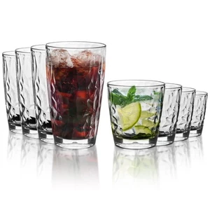 Plastic Cups Reusable, Shatter Proof Cups Drinking Glasses, Unbreakable Plast... - Picture 1 of 8