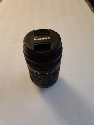 Canon EF-S 55-250mm Camera Lens With Lens Caps - Image 1 of 4