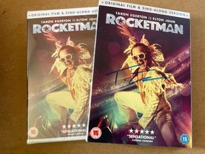 Rocketman 2019 DVD Autographed Signed By Taron Egerton / Elton John Rocket Man - Picture 1 of 2